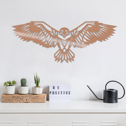 Eagle3 - Copper - Decorative Metal Wall Accessory