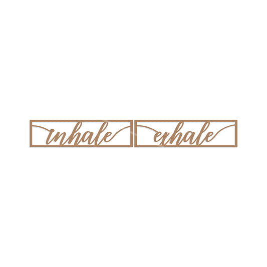 İnhale Exhale - Copper - Decorative Metal Wall Accessory