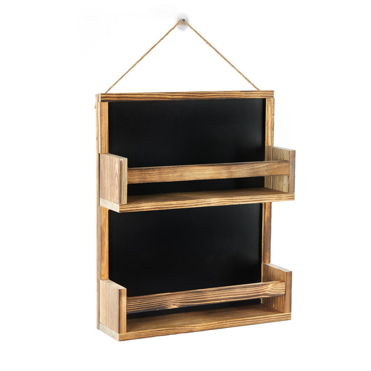Two Layer Spice Rack - Wooden Shelf