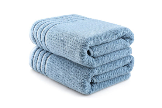 Mayra - Blue - Bath Towel Set (2 Pieces)