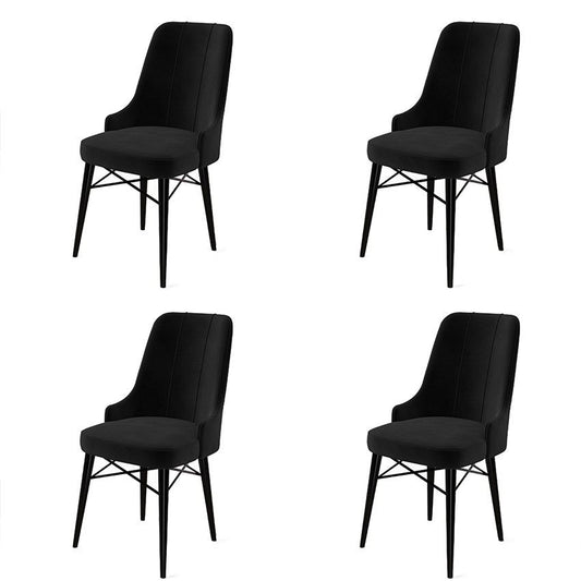 Pare - Black - Chair Set (4 Pieces)