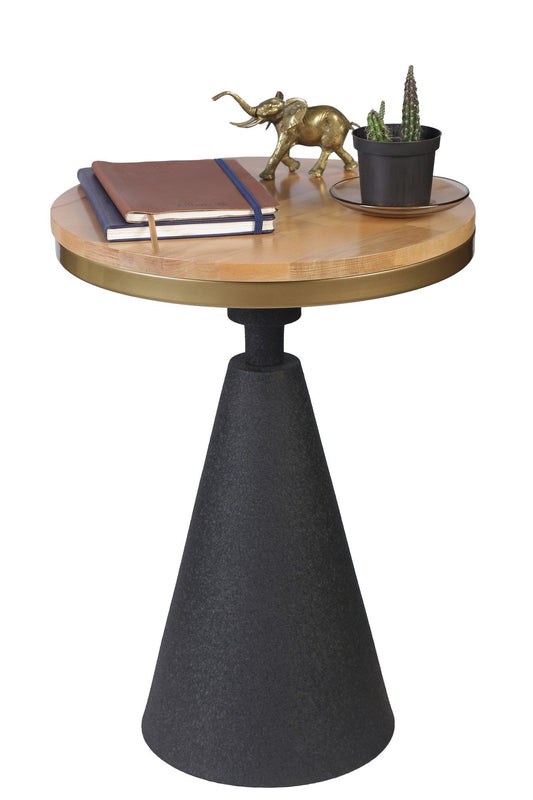 Kule - Natural, Black - Side Table