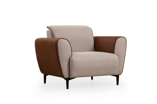 Aren - Beige - 1-Seat Sofa