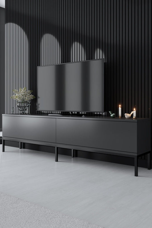 Lord - Anthracite, Black - TV Stand
