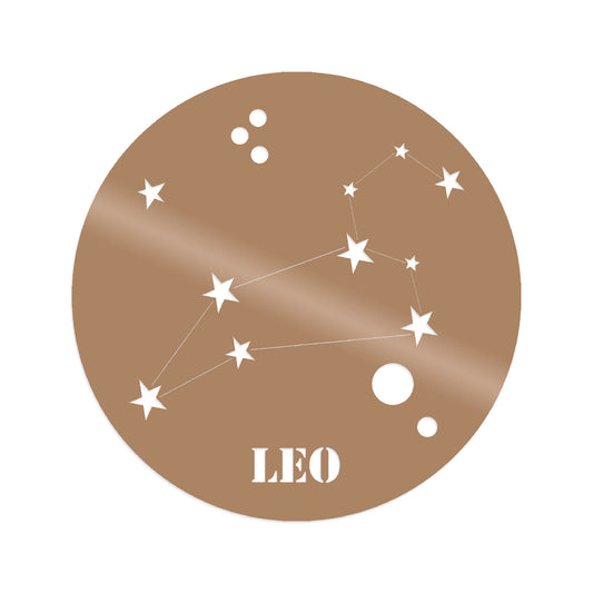 Leo Horoscope - Copper - Decorative Metal Wall Accessory