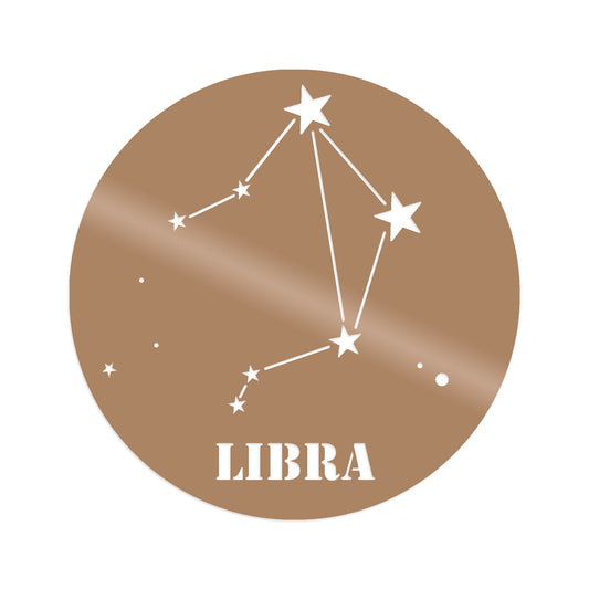 Lıbra Horoscope - Copper - Decorative Metal Wall Accessory