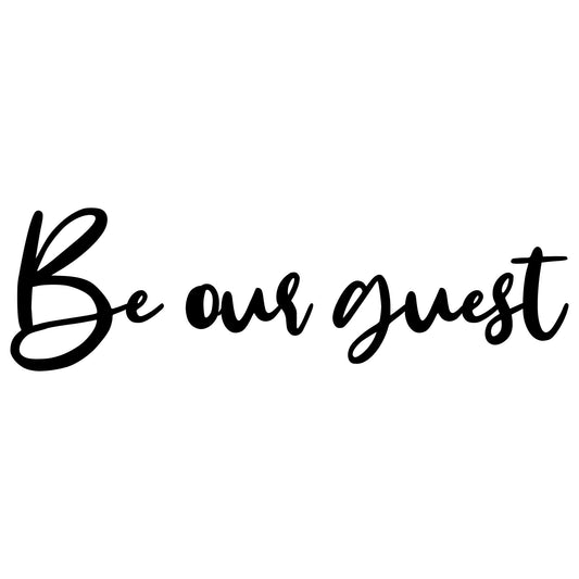 Be Our Guest - Decorative Metal Wall Accessory