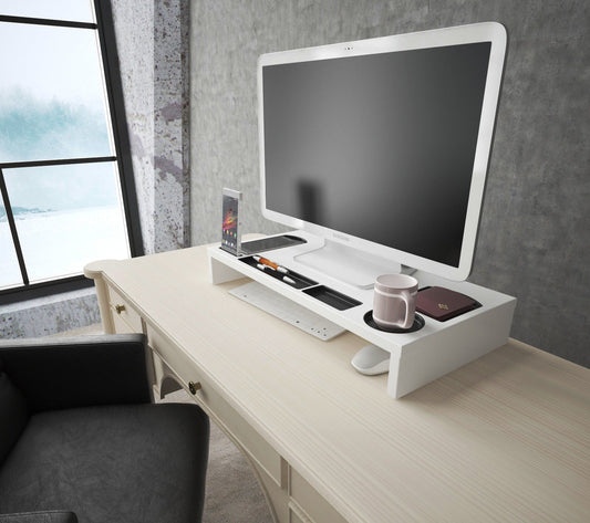 Lagomood Luna - Hvid - Laptop Stående Skrivebord