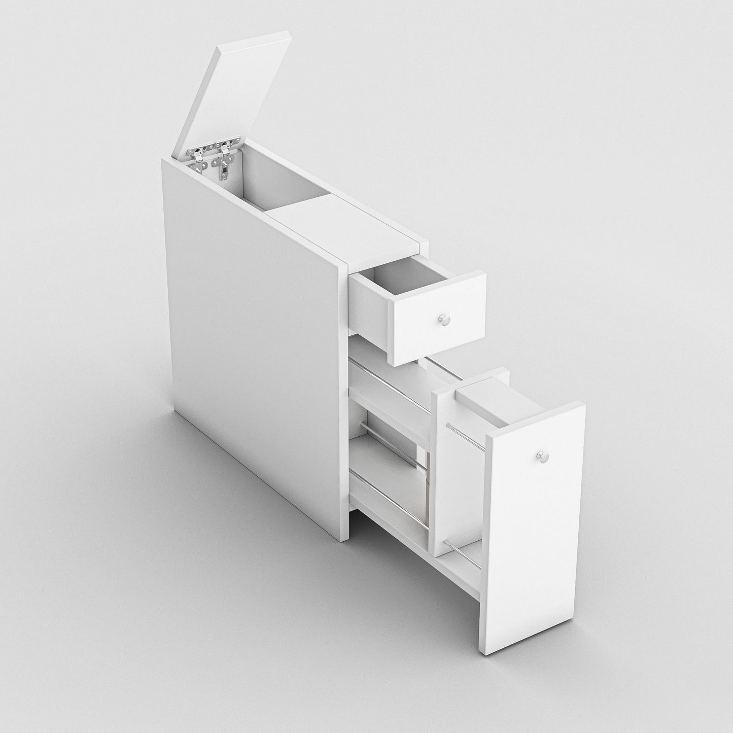 Calencia - White - Bathroom Cabinet
