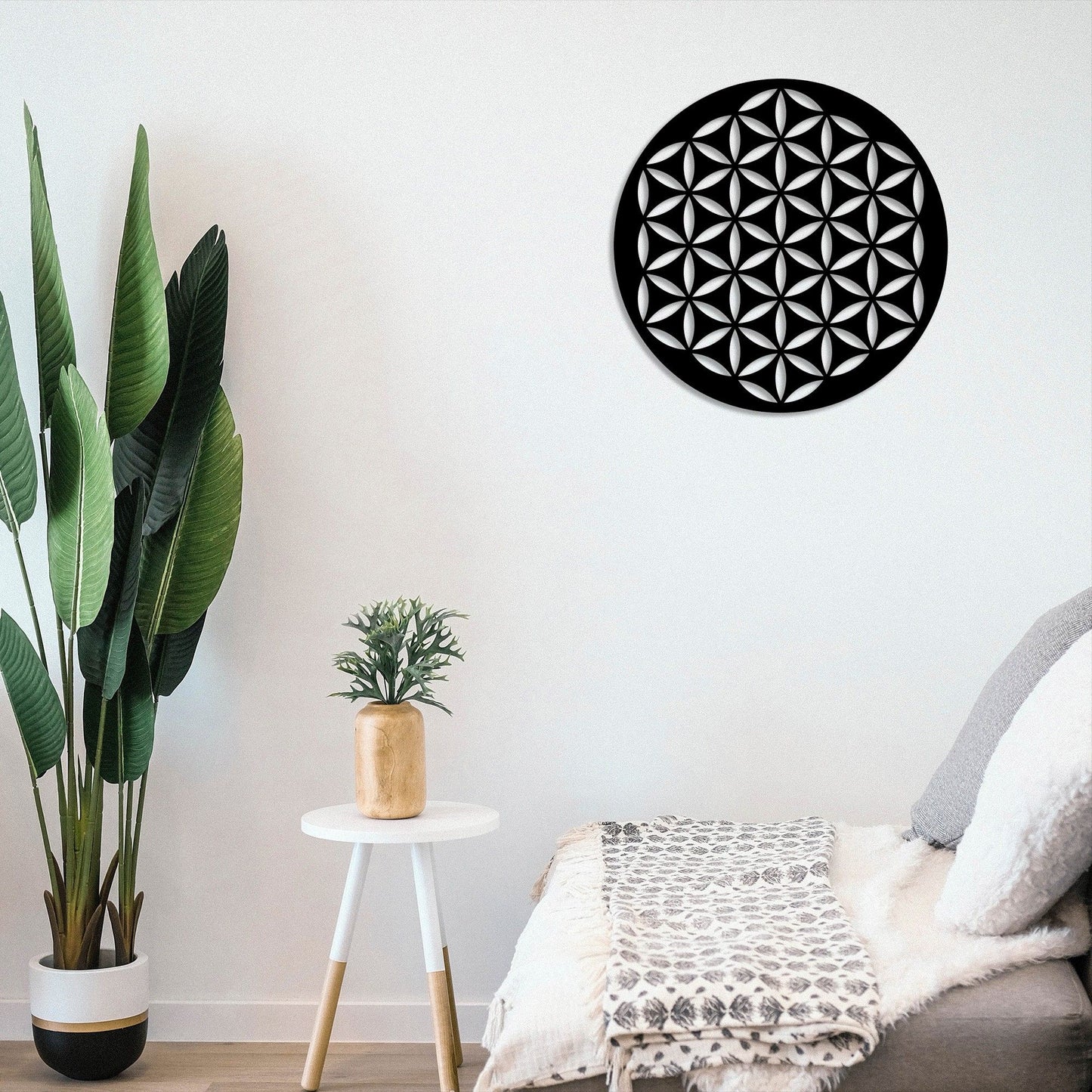 Flower Of Life 2 - Decorative Metal Wall Accessory