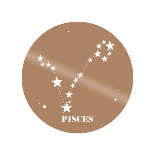 Pısces Horoscope - Copper - Decorative Metal Wall Accessory