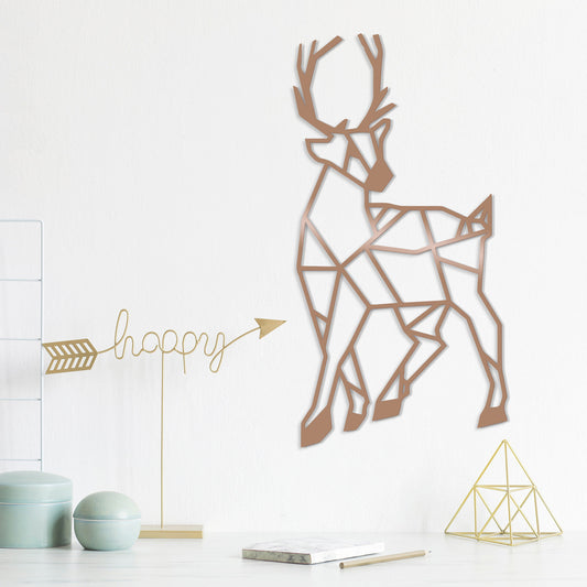 Gazelle - Copper - Decorative Metal Wall Accessory