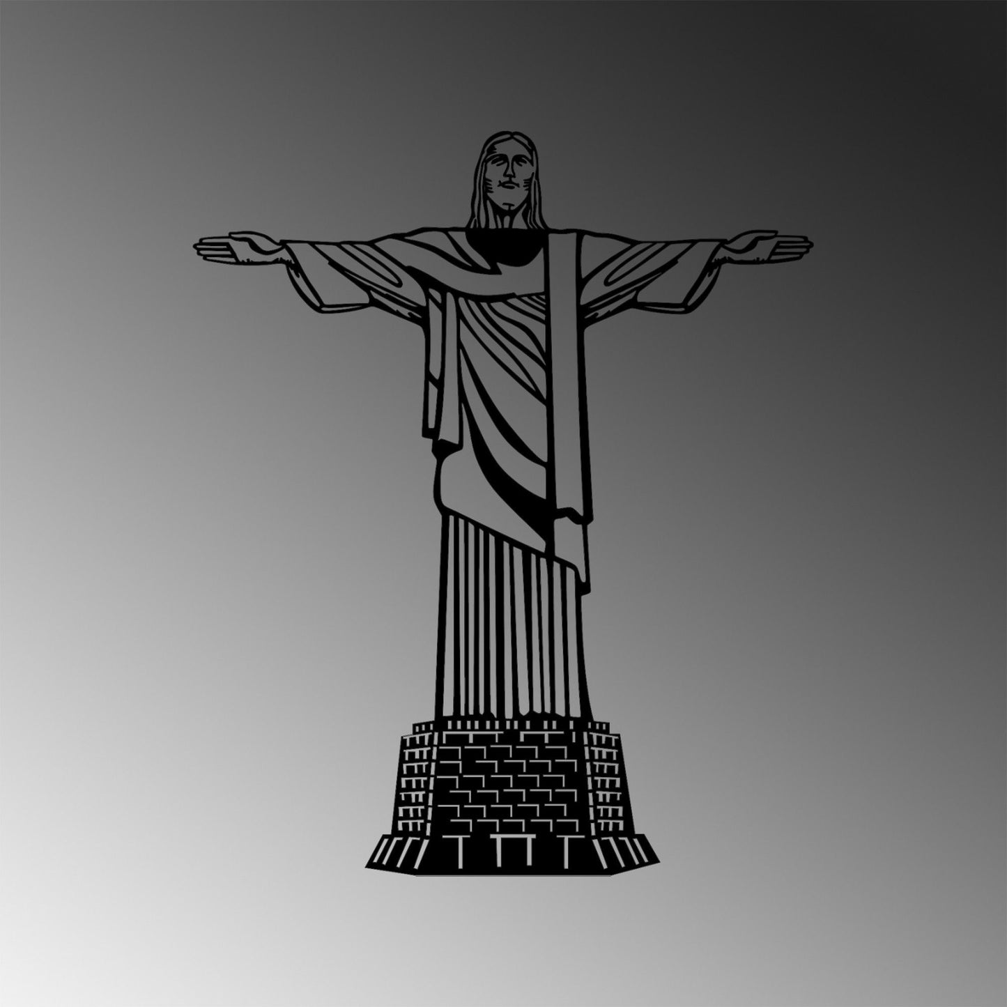 Christ The Redeemer - Decorative Metal Wall Accessory