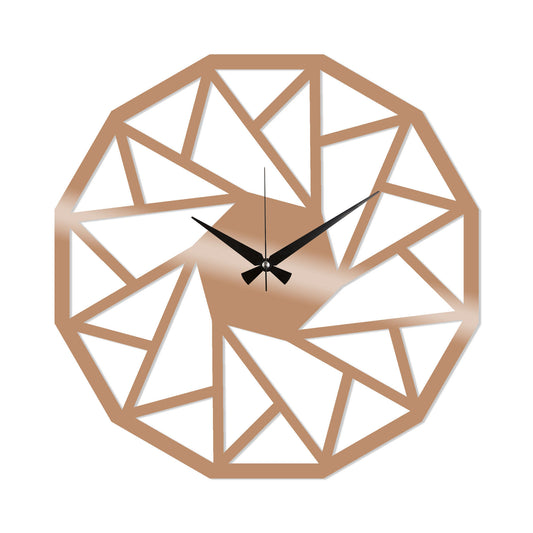Metal Wall Clock 18 - Copper - Decorative Metal Wall Clock