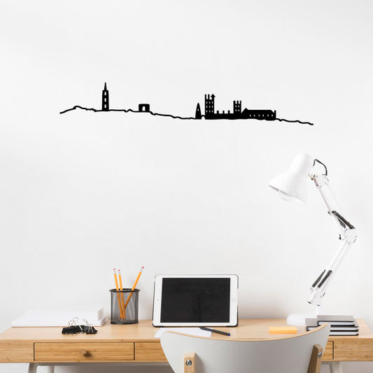 Montpellier Skyline - Decorative Metal Wall Accessory