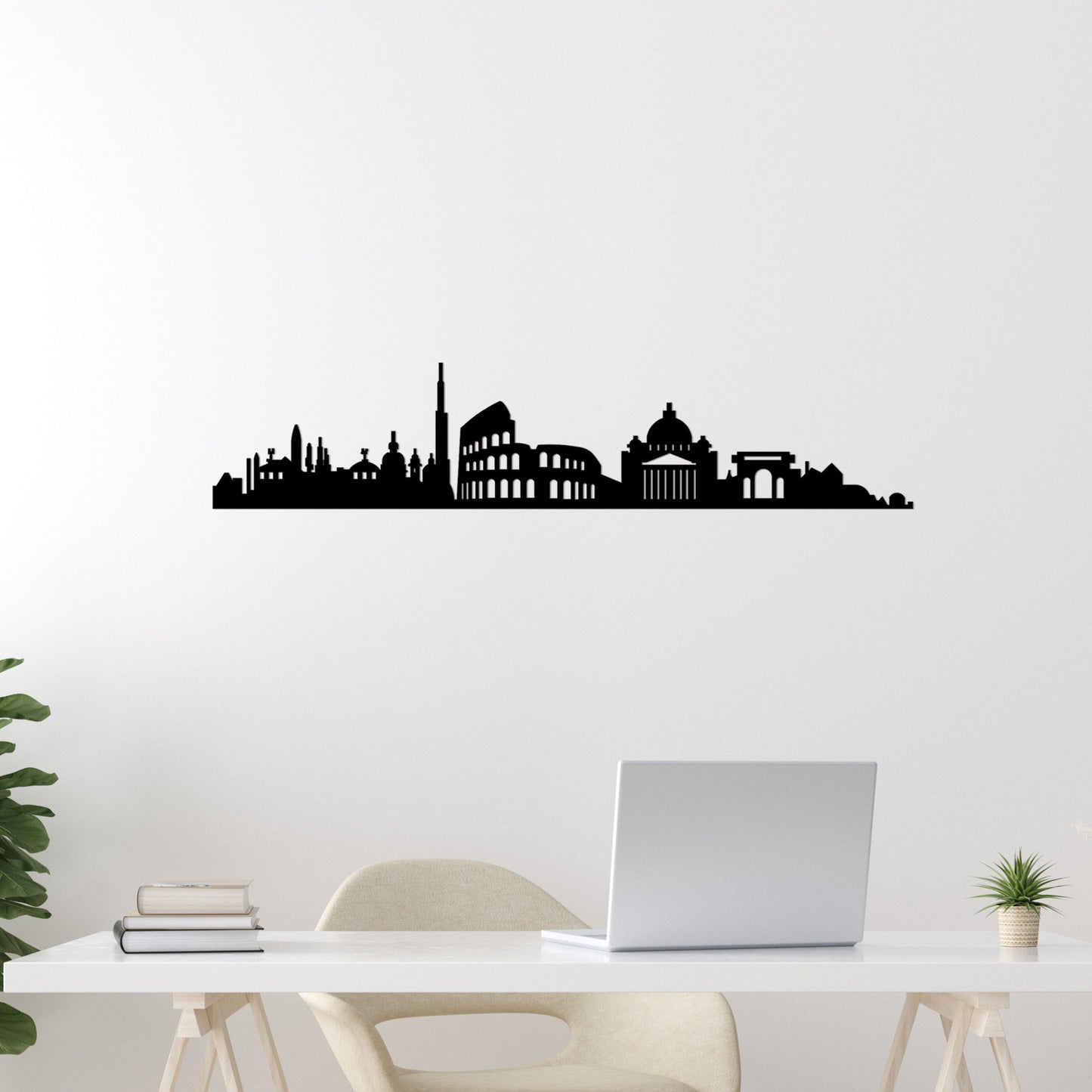 Roma Skyline - Decorative Metal Wall Accessory