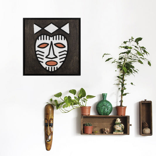 Africano 3 - Decorative Wooden Wall Accessory