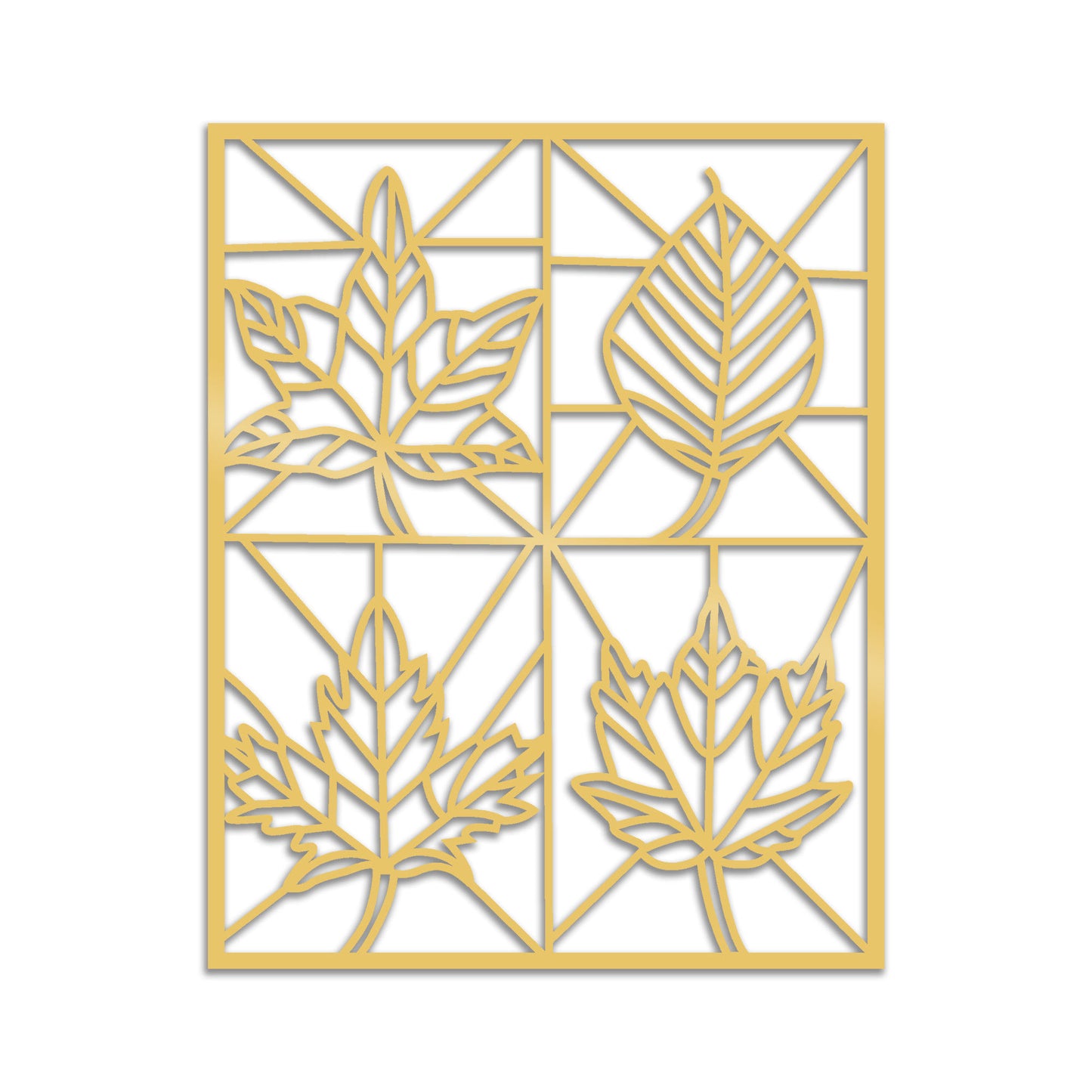 Foliage - Gold - Decorative Metal Wall Accessory