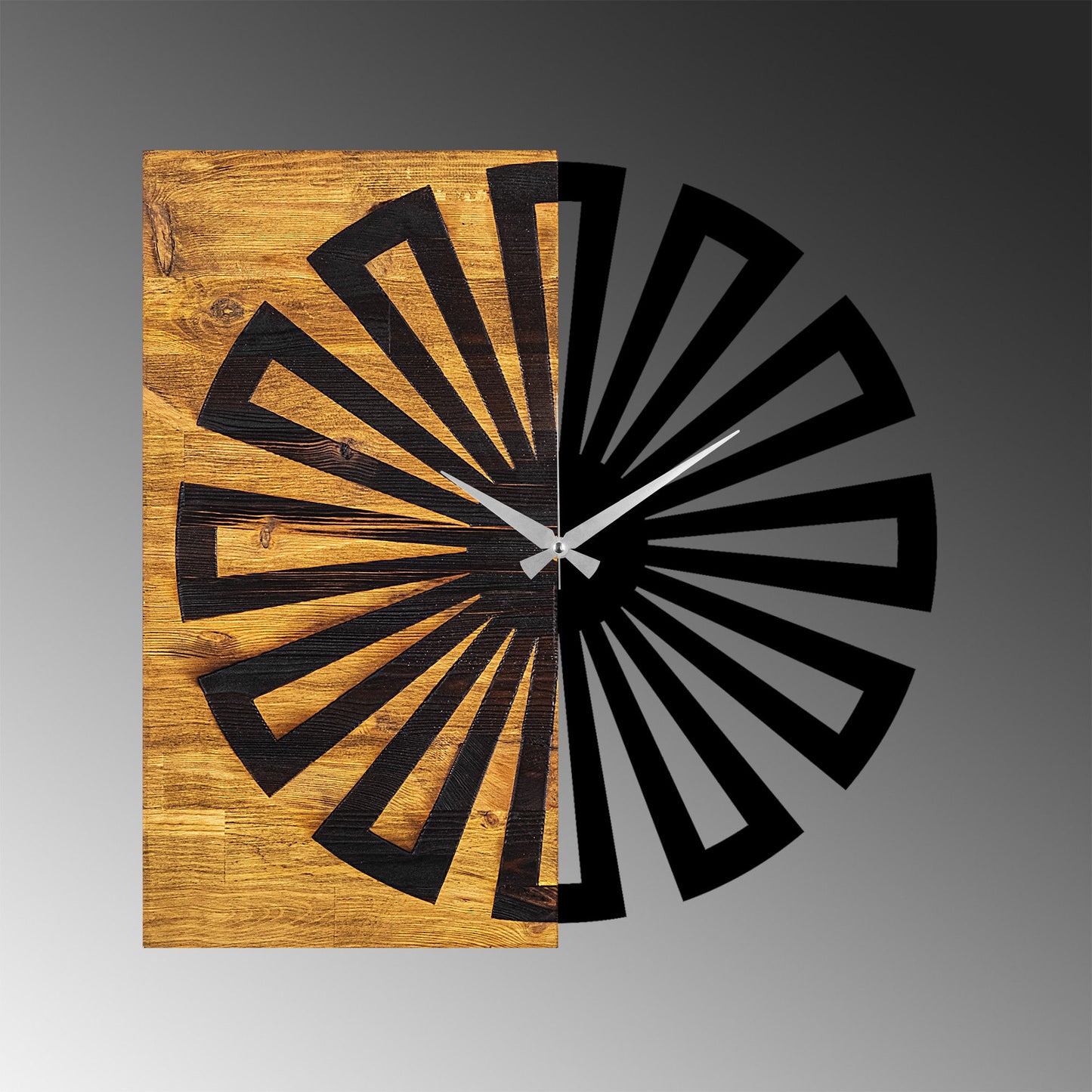Wooden Clock 9 - Decorative Wooden Wall Clock