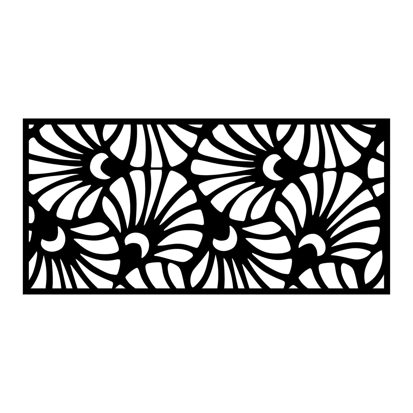 Decorative Panel 7 - Black - Decorative Metal Wall Accessory