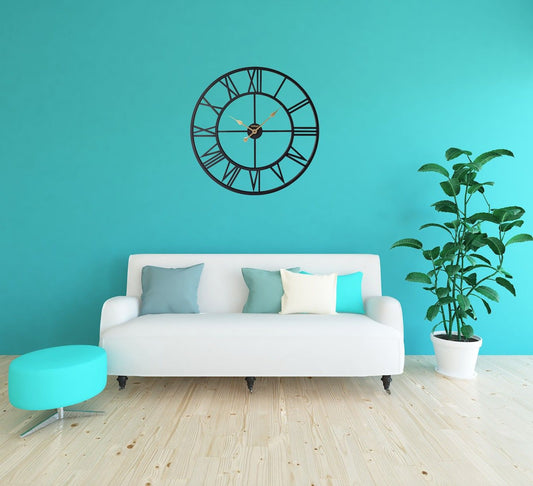 N00558 - Decorative Metal Wall Clock