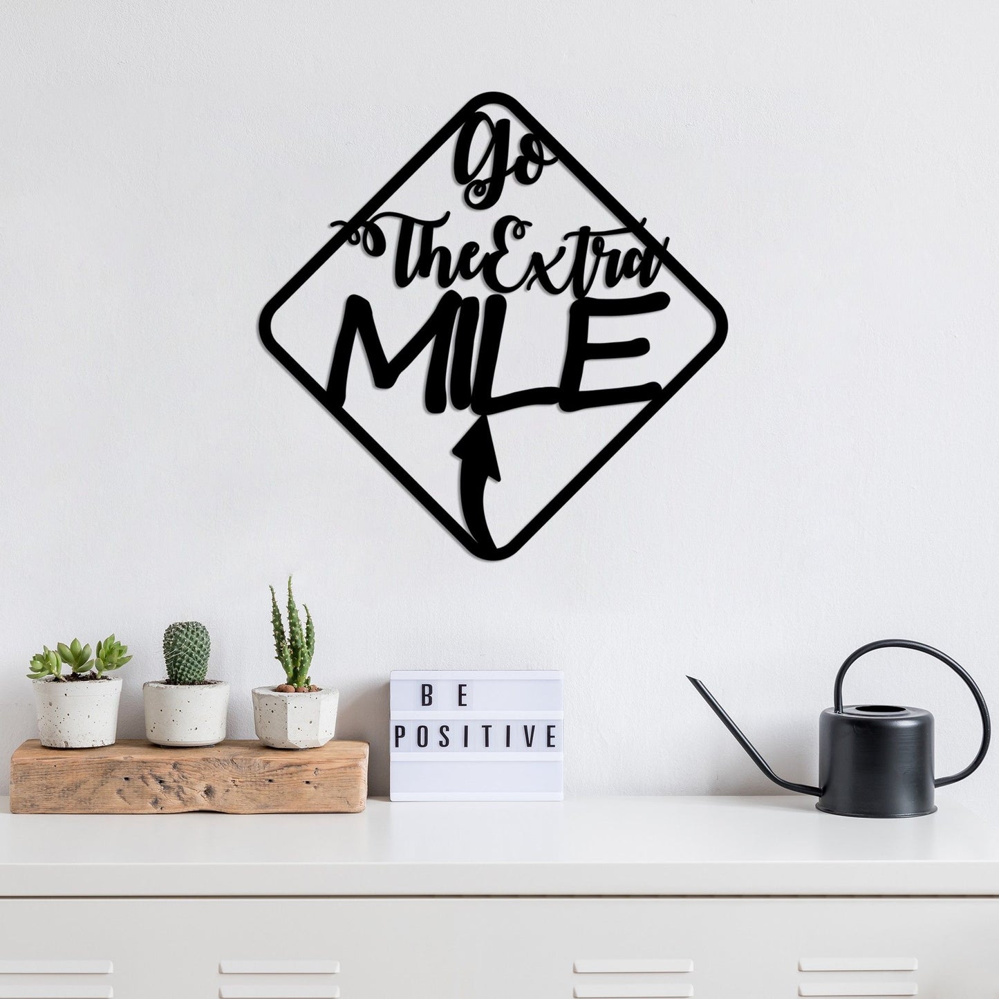 Go The Extra Mile - Decorative Metal Wall Accessory