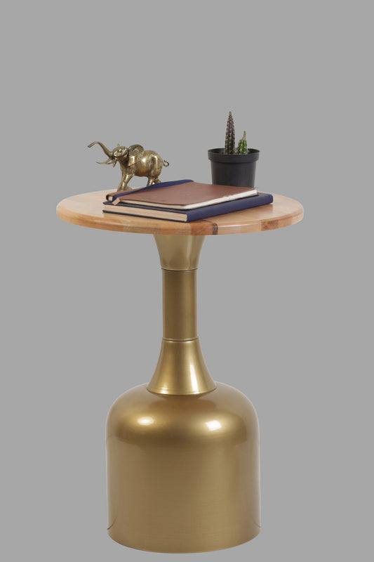 Netha 1054 - Natural, Antiquation - Side Table