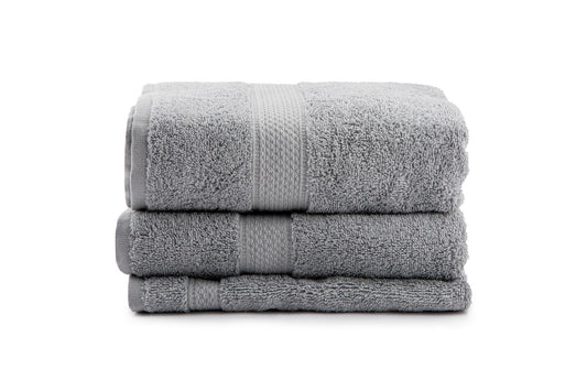 Colorful - Grey - Towel Set (3 Pieces)