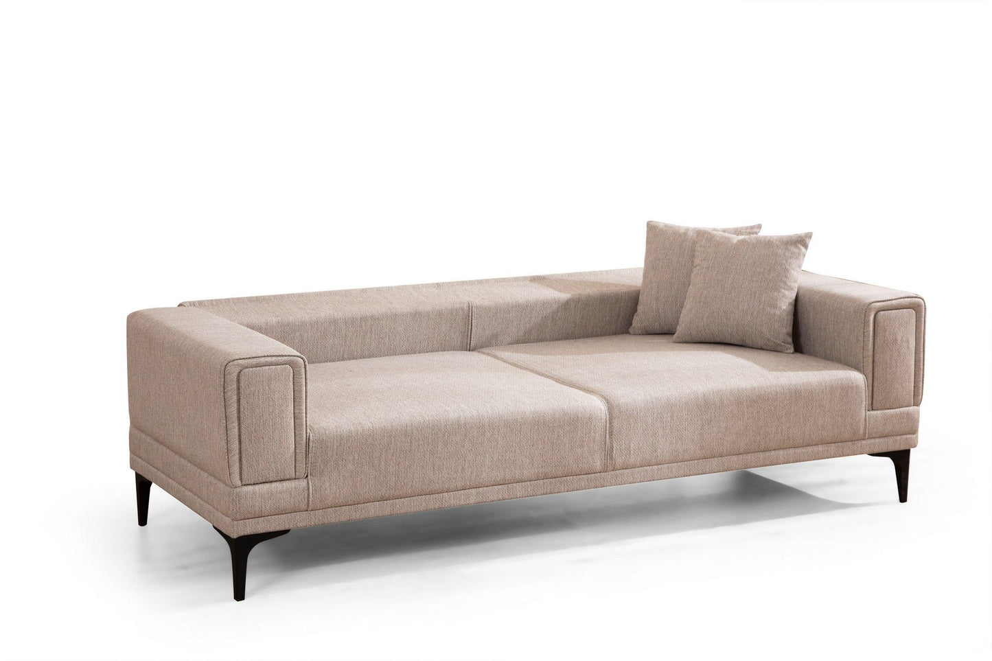Horizon - Light Brown - 3-Seat Sofa-Bed