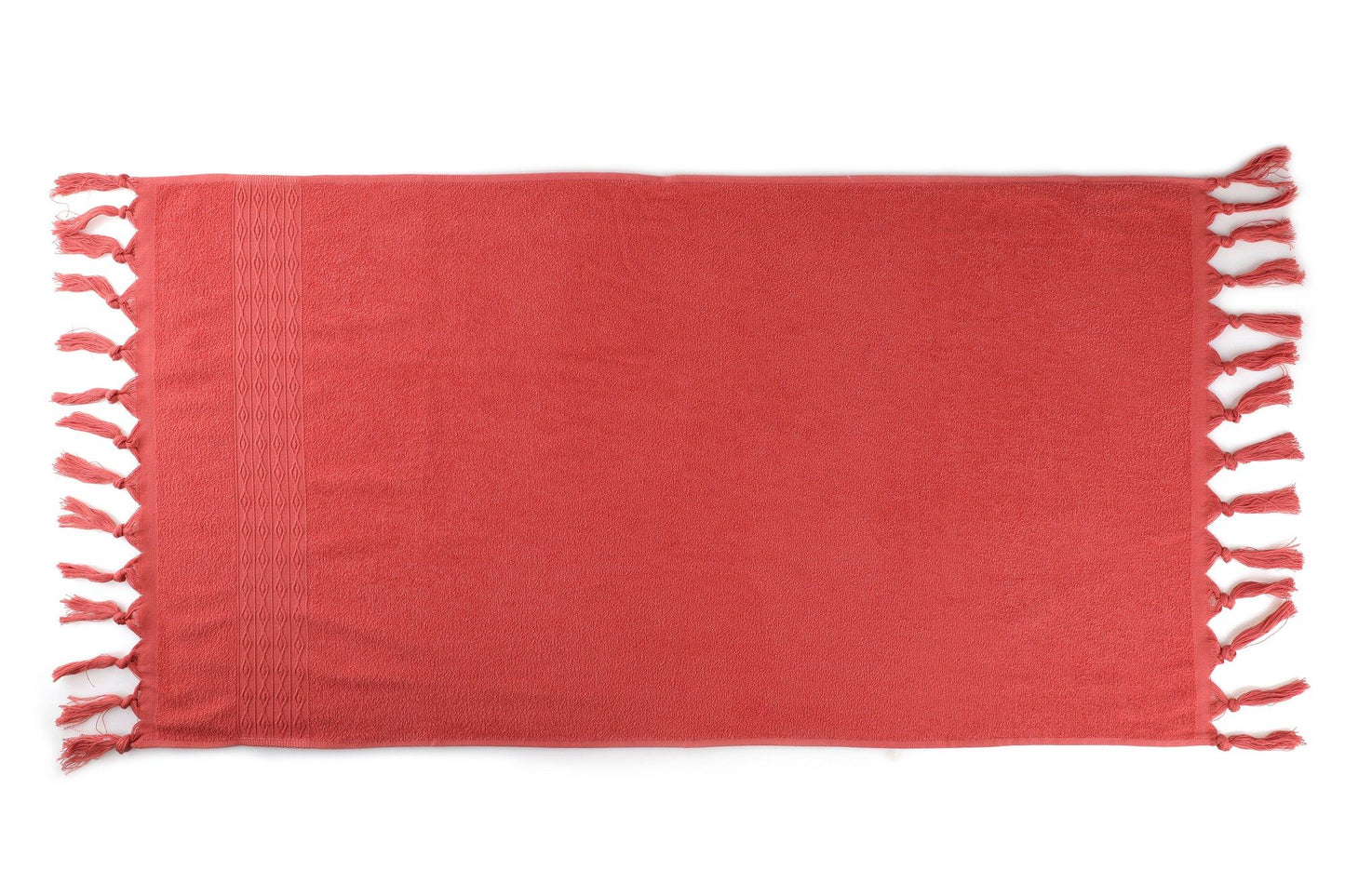 Terma - Tile Red - Bath Towel Set (2 Pieces)
