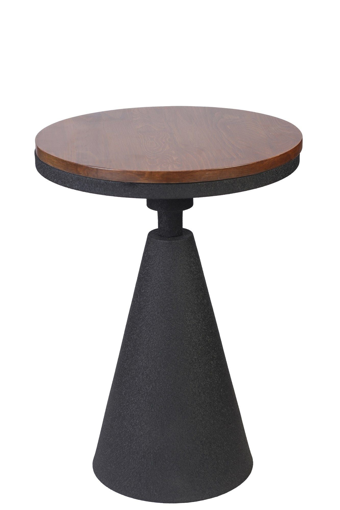 Kule - Walnut, Black - Side Table