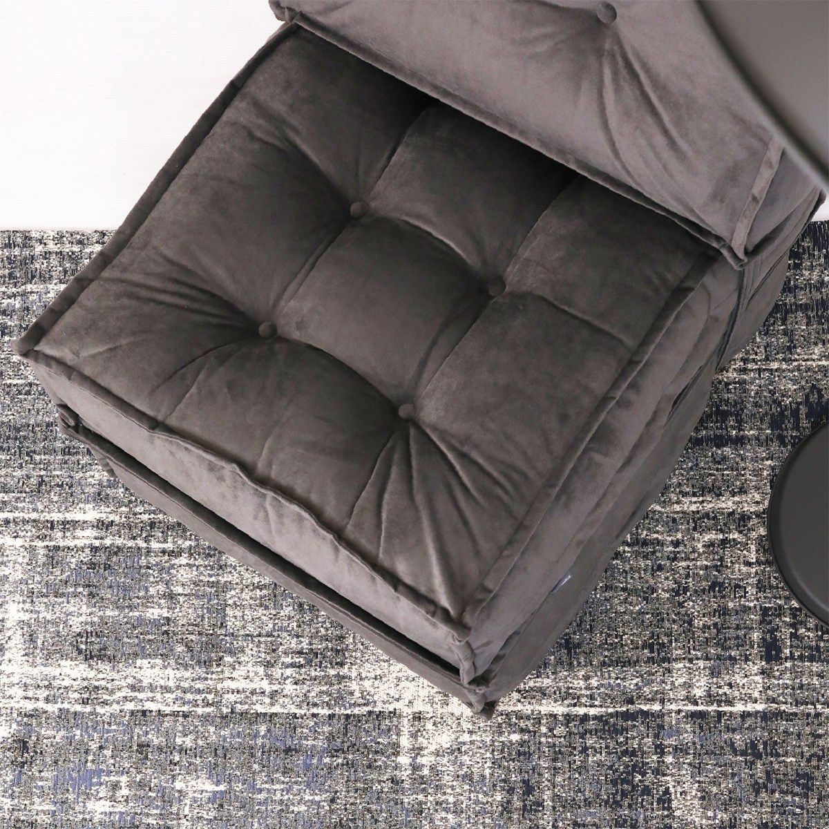 Mocca - Anthracite - 1-Seat Sofa-Bed
