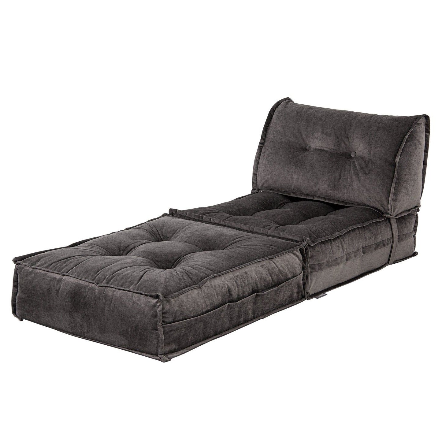 Mocca - Anthracite - 1-Seat Sofa-Bed