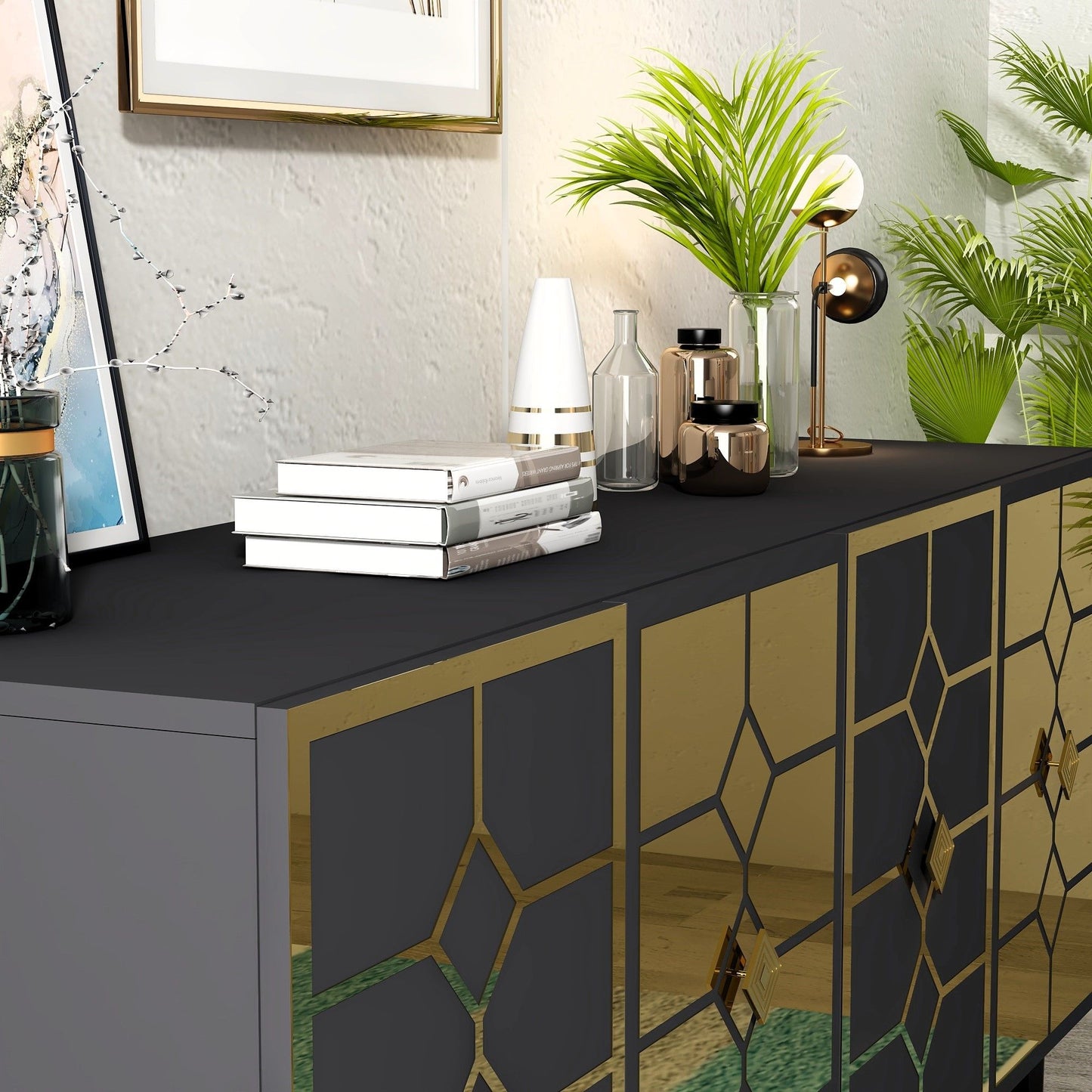 Irmak - Anthracite, Gold - Console