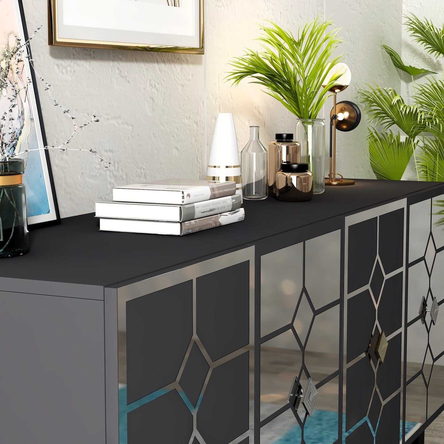 Irmak - Anthracite, Silver - Console