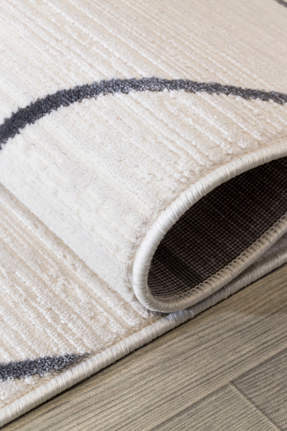 Moda 1580 - Grey, Cream - Carpet (100 x 300)