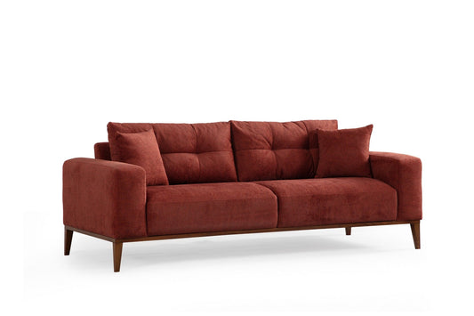 Sinor 3 Seater - Tile Red - 3-Seat Sofa-Bed