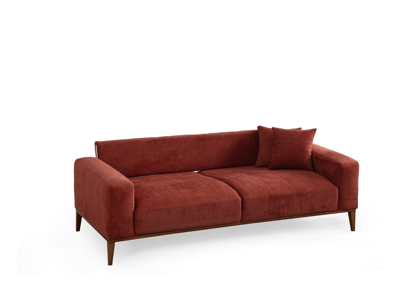 Sinor 3 Seater - Tile Red - 3-Seat Sofa-Bed