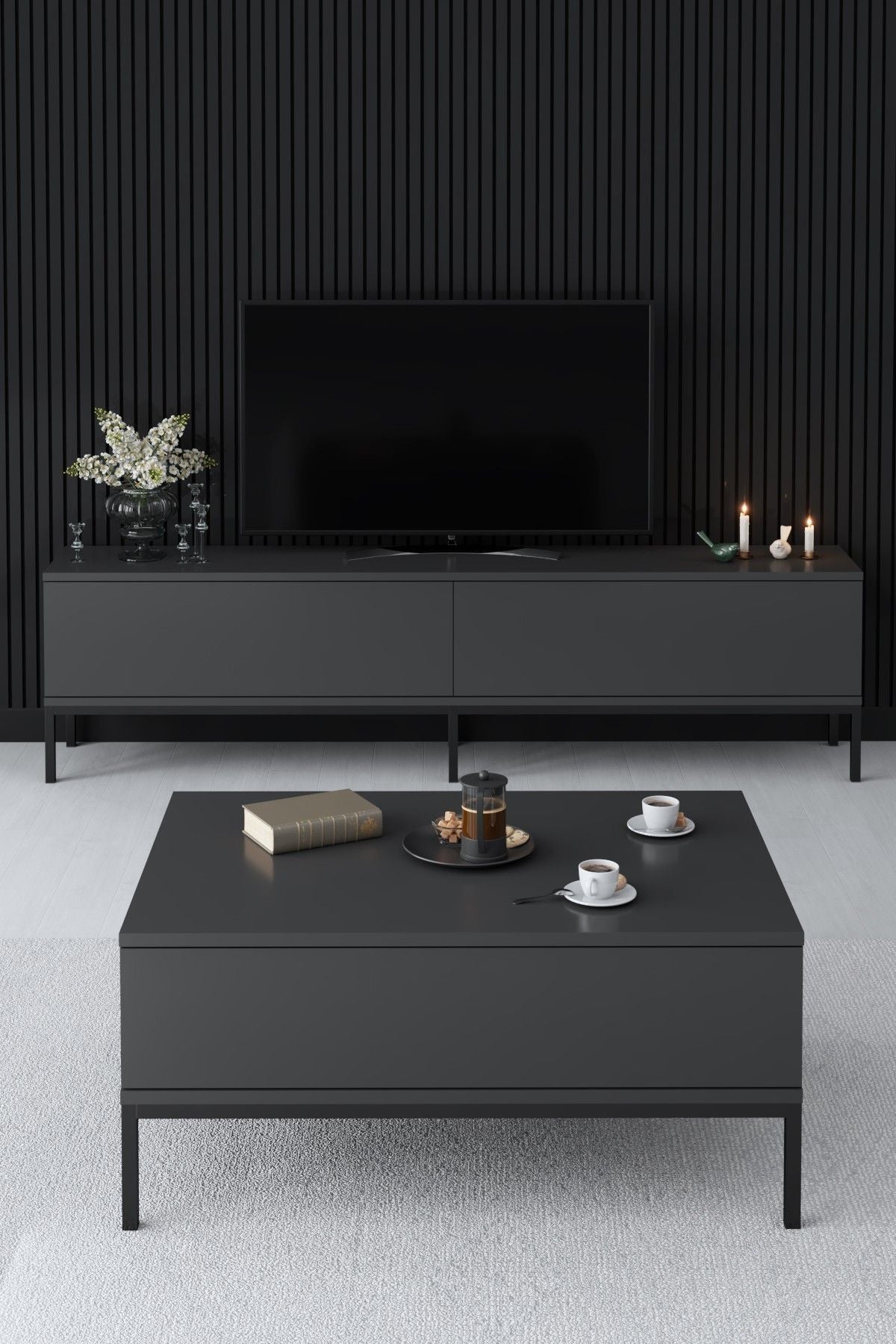 Lord - Anthracite, Black - Coffee Table
