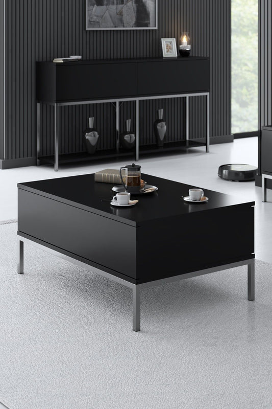 Lord - Black, Silver - Coffee Table