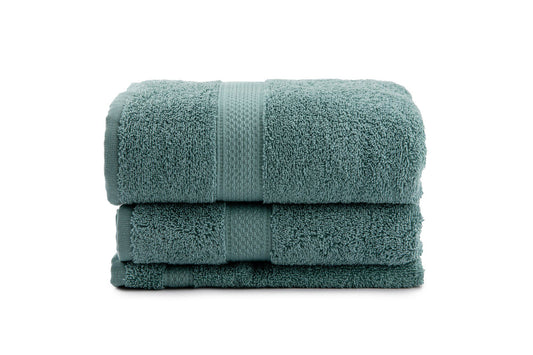 Colorful - Green - Towel Set (3 Pieces)