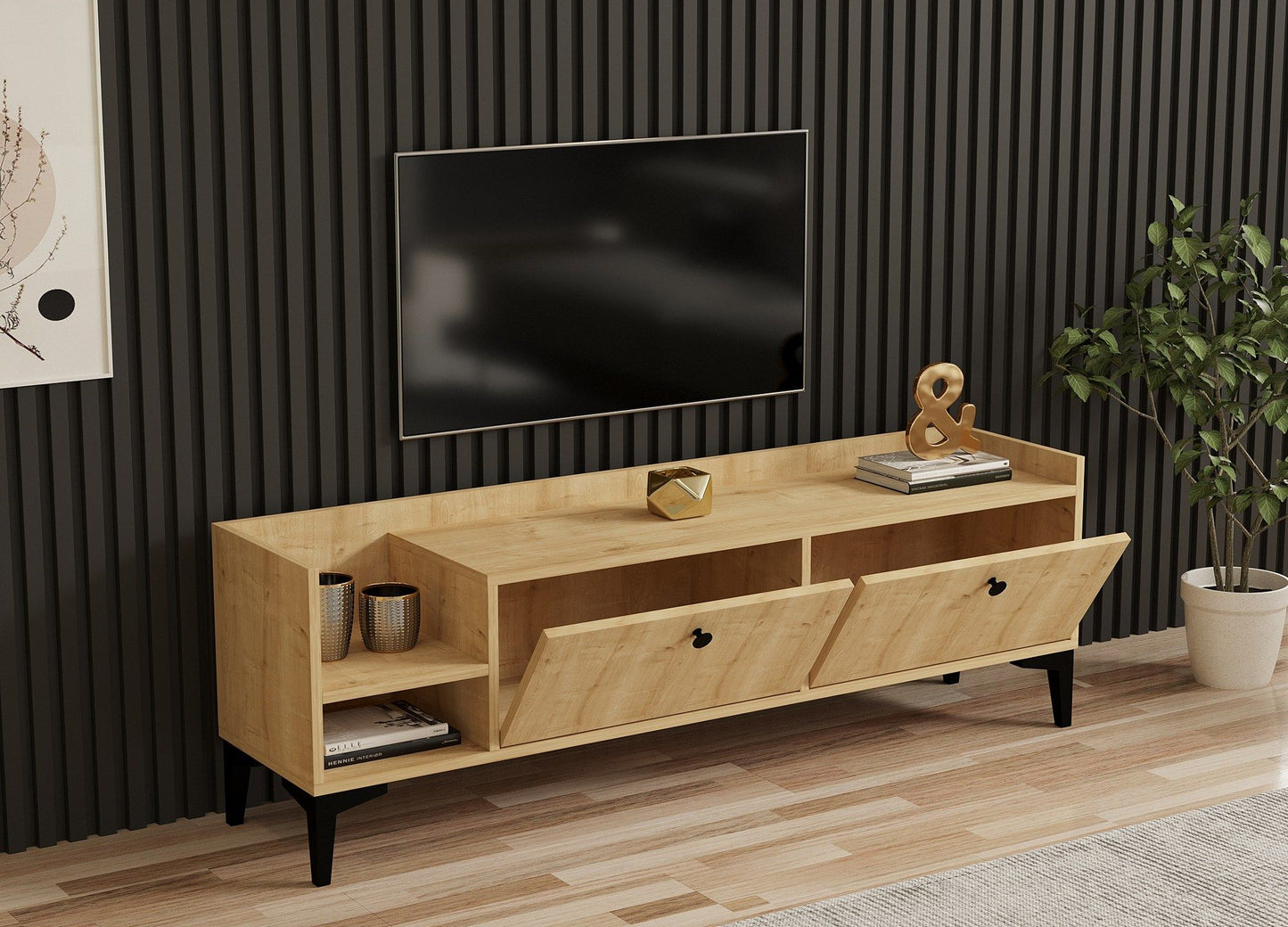 Heflin - Sapphire Oak - TV Stand