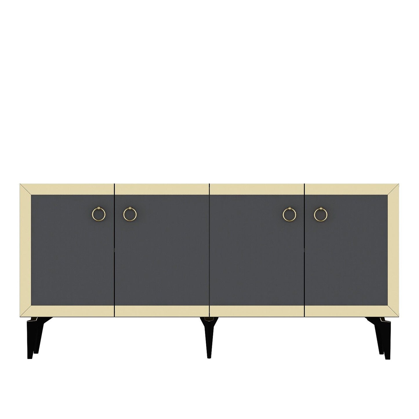 Ponny - Anthracite, Gold - Console