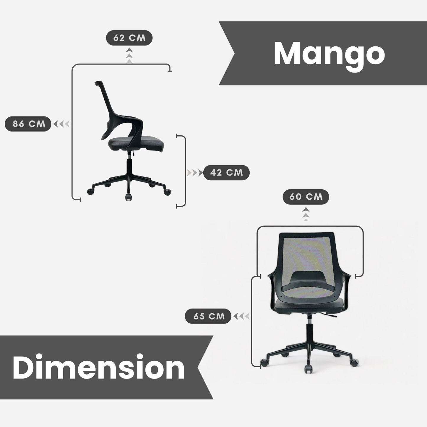 Mango - Yellow - Office Chair