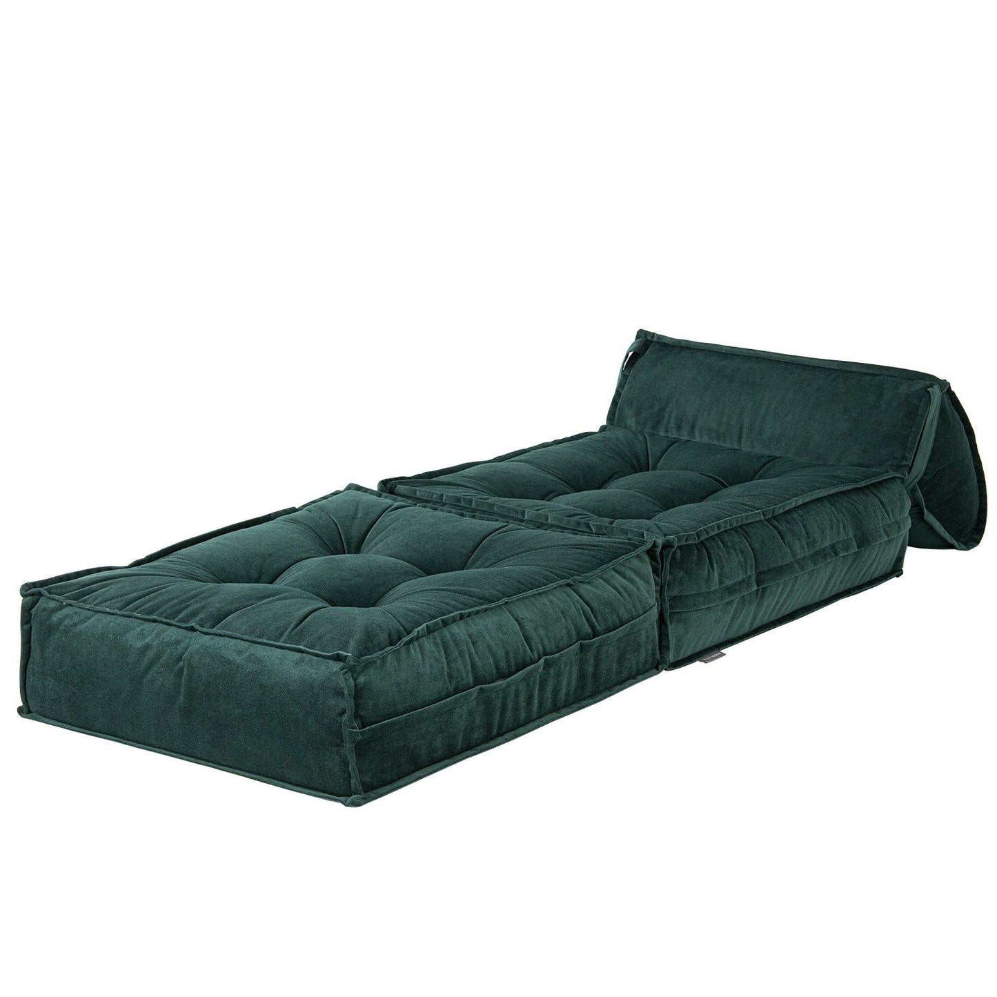 Mocca - Petrol Green - 1-Seat Sofa-Bed