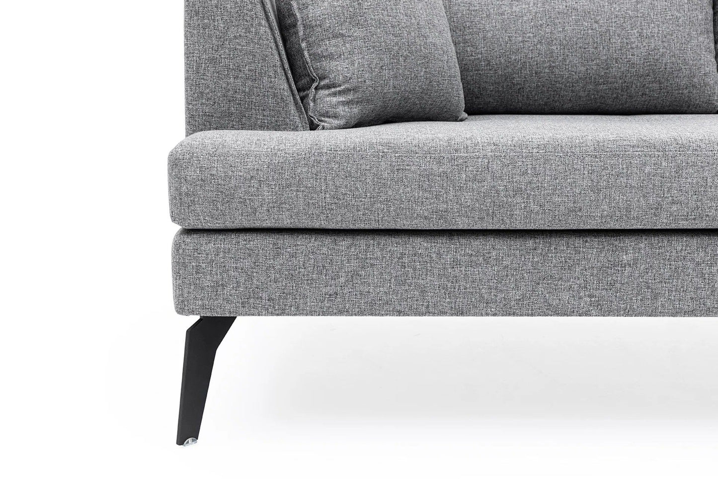 Bobo Right - Light Grey - Corner Sofa