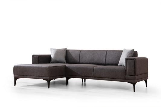 Horizon Left - Dark Grey - Corner Sofa-Bed