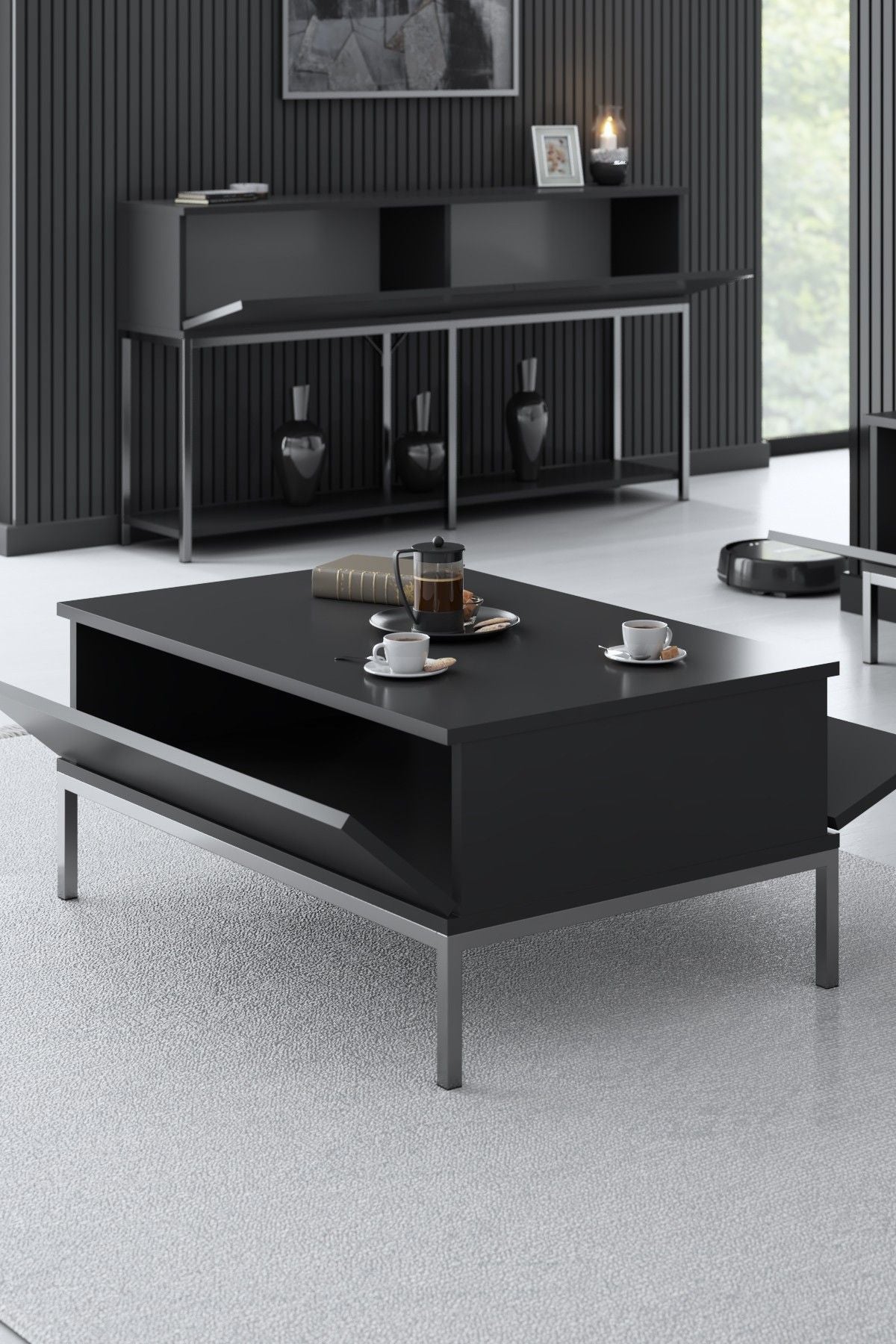 Lord - Anthracite, Silver - Coffee Table