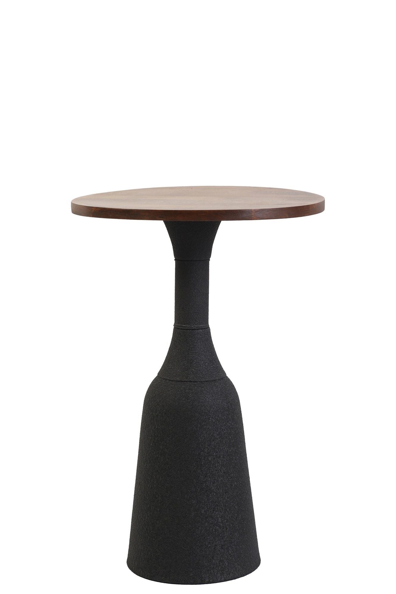 Netha 1053 - Walnut, Black - Side Table