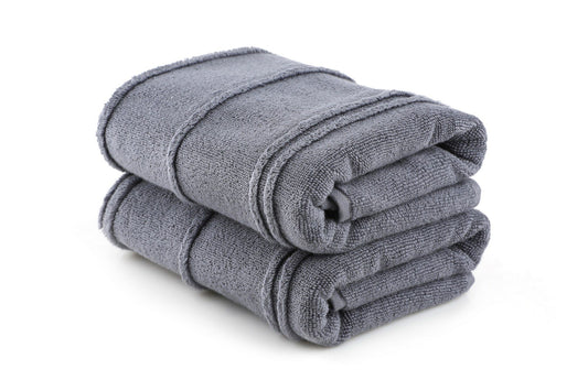 Arden - Fume - Bath Towel Set (2 Pieces)